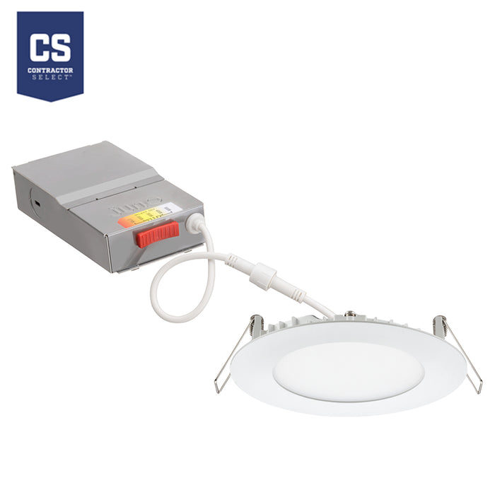 Juno Contractor Select WF4 SWW5 4" LED Ultra-Thin Canless, CCT Selectable, 670 lm, White