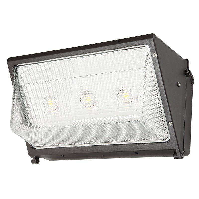 Lumark WPLLED Wal-Pak Large 82W LED Glass Wall Pack with Button Photoc