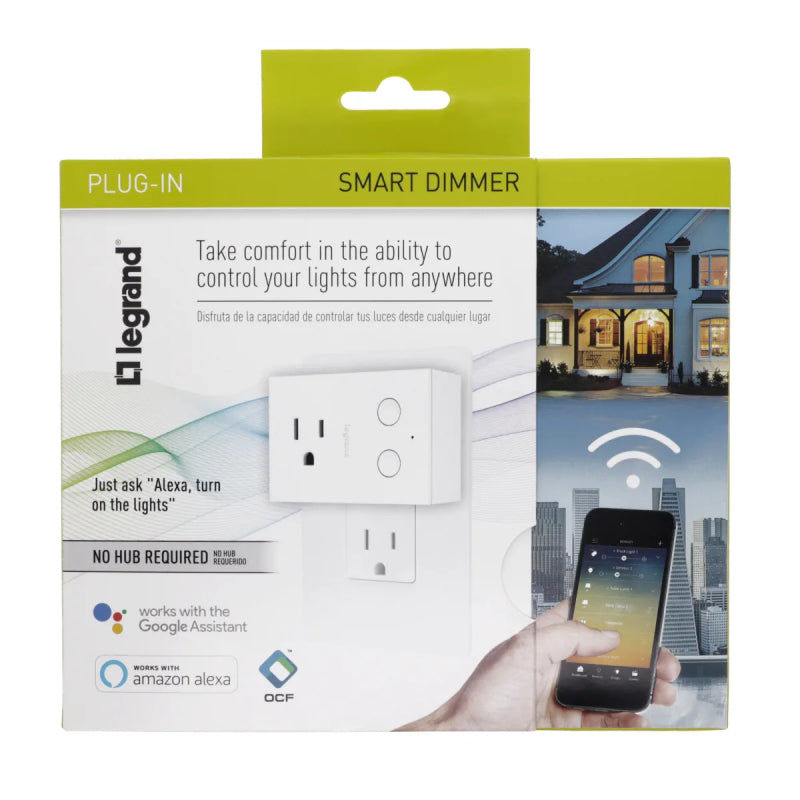 Legrand WWP20CCV2 Smart Plug-In Dimmer with Wi-Fi